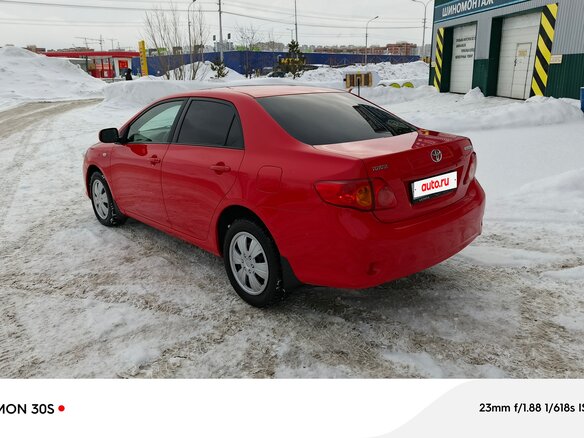 2007 Toyota Corolla AMT X (E140, E150), красный, 950000 рублей - вид 5