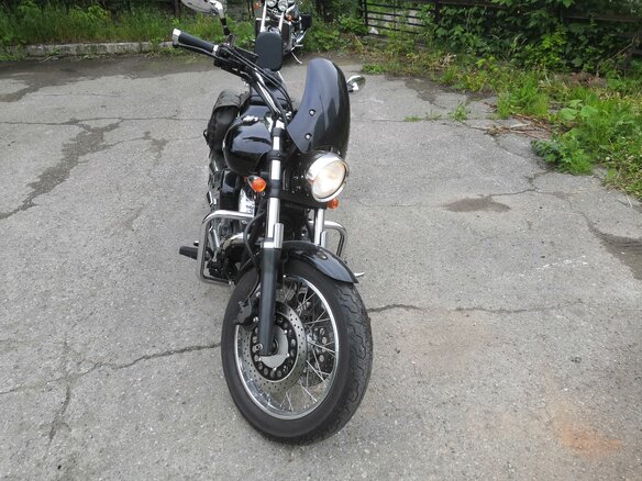 2008 Yamaha XVS1100, чёрный - вид 6