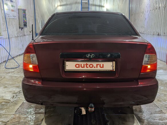 2008 Hyundai Accent ТагАЗ II, красный, 650000 рублей - вид 1