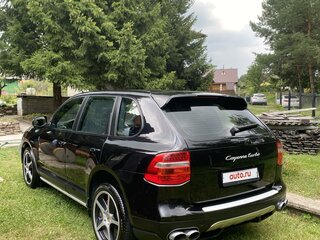 2008 Porsche Cayenne Turbo I Рестайлинг (957), чёрный, 1500000 рублей, вид 4