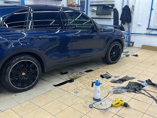 2013 Porsche Cayenne II (958), синий, 3500000 рублей, вид 5
