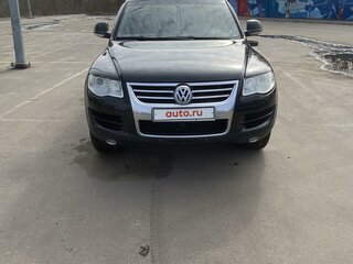 2007 Volkswagen Touareg I Рестайлинг, чёрный, 1000000 рублей, вид 1