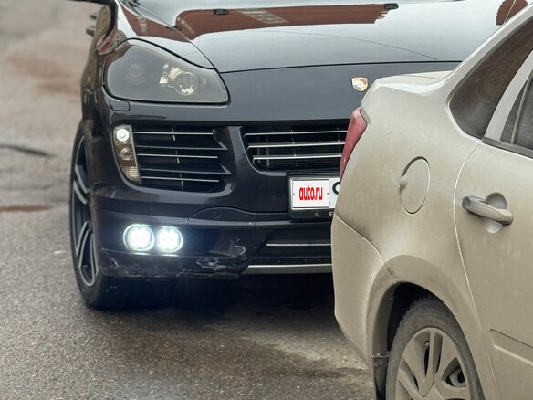 2008 Porsche Cayenne S I Рестайлинг (957), чёрный, 1550000 рублей - вид 5