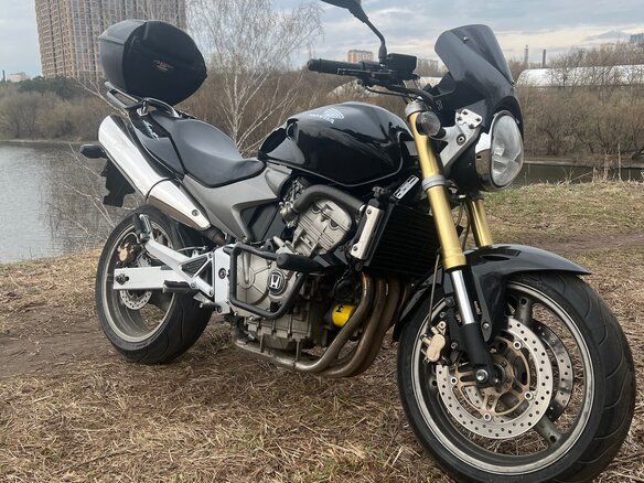 2006 Honda CB 600F Hornet, чёрный, 430000 рублей - вид 9