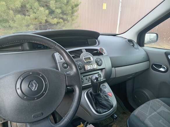 2004 Renault Scenic II, серый, 560000 рублей - вид 7