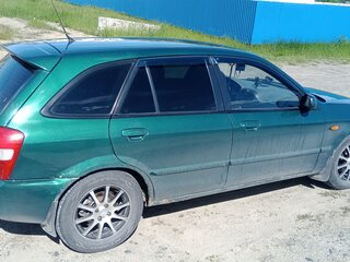 2001 Mazda 323 VI (BJ) Рестайлинг, зелёный, 450000 рублей, вид 2