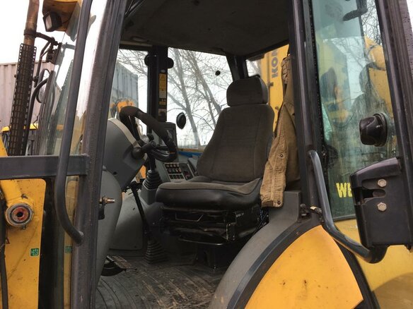 2008 Komatsu WB93R-5, жёлтый - вид 3
