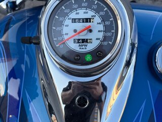 2009 Yamaha XVS650 Drag Star, синий, 499999 рублей, вид 4
