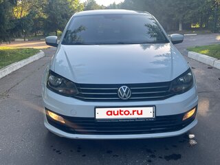 2017 Volkswagen Polo V Рестайлинг, белый, 1150000 рублей, вид 2