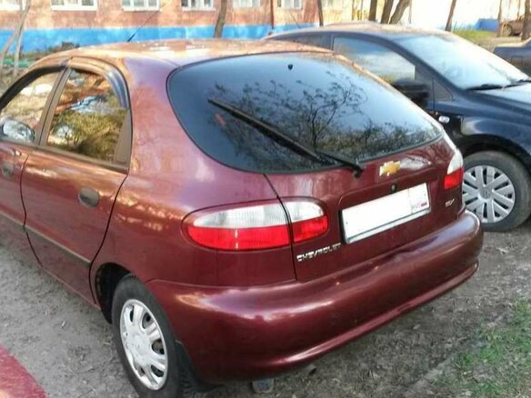 2009 Chevrolet Lanos I, белый - вид 4