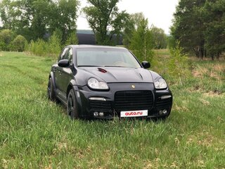 2006 Porsche Cayenne Turbo I (955), чёрный, 490000 рублей, вид 2