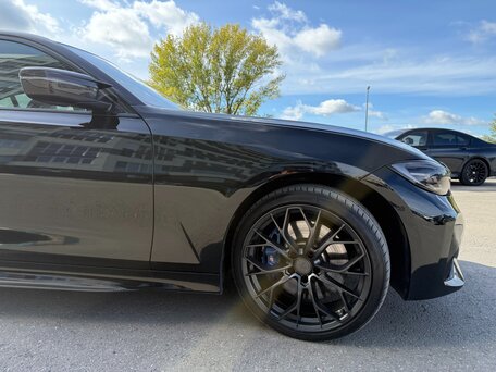 2019 BMW 3 серии 330i VII (G2x), чёрный, 3750000 рублей, вид 3