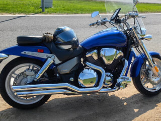 2007 Honda VTX 1800, синий, 790000 рублей, вид 3