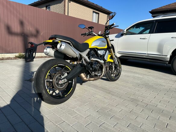2018 Ducati Scrambler 1100, жёлтый, 1050000 рублей - вид 2