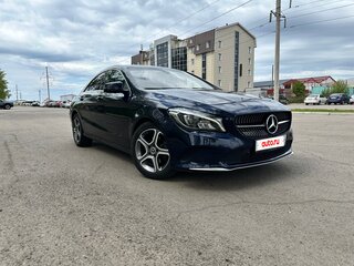 2017 Mercedes-Benz CLA 200 I (C117, X117) Рестайлинг, синий, 1420000 рублей, вид 2