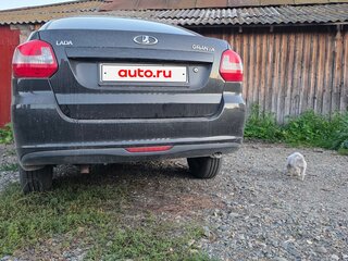 2015 Lada (ВАЗ) Granta I, чёрный, 400000 рублей, вид 3