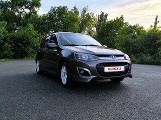 2015 Lada (ВАЗ) Kalina II, коричневый, 640000 рублей, вид 2