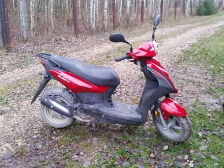 2010 Sym Orbit, красный, 38000 рублей, вид 2