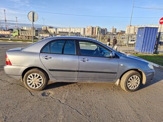 2002 Toyota Corolla IX (E120, E130), синий, 390000 рублей, вид 3
