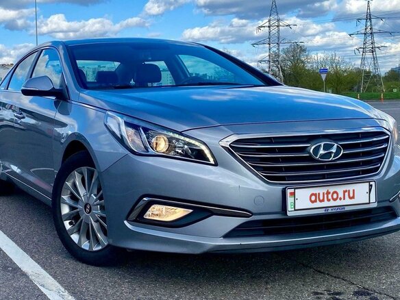 2015 Hyundai Sonata VII (LF), серый, 1350000 рублей - вид 2