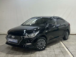 2017 Hyundai Solaris II, чёрный, 860000 рублей, вид 1