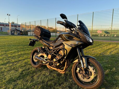 2019 Yamaha MT-09 Tracer (FJ-09), зелёный, 850000 рублей, вид 3