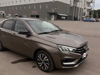 2024 Lada (ВАЗ) Vesta I Рестайлинг (NG), коричневый, 1800000 рублей, вид 3