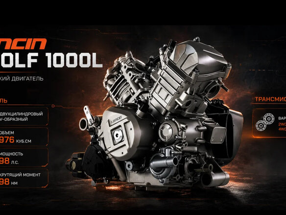 2026 Loncin XWolf 1000L Land Trekker, серый, 1439000 рублей - вид 11