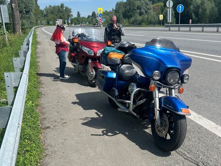 2007 Harley-Davidson Electra Glide, синий, 760000 рублей, вид 3