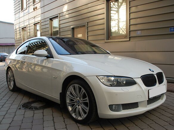 2008 BMW 3 серии 335xi V (E90/E91/E92/E93), белый - вид 1