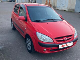 2007 Hyundai Getz I Рестайлинг, красный, 390000 рублей, вид 2