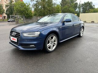 2014 Audi A4 IV (B8) Рестайлинг, синий, 1300000 рублей, вид 1