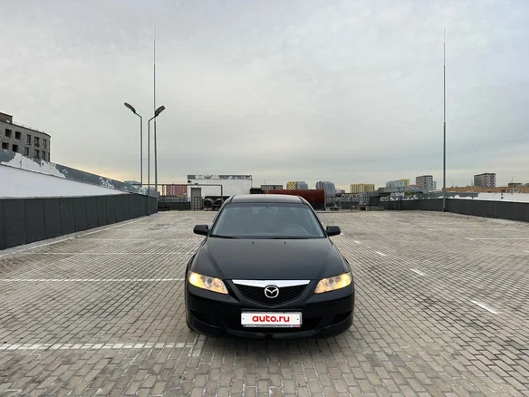 2004 Mazda 6 I (GG), чёрный, 265000 рублей