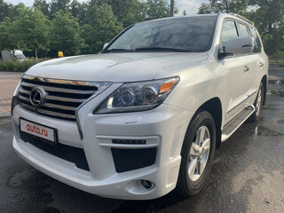 2015 Lexus LX 570 III Рестайлинг, белый, 6550000 рублей, вид 2