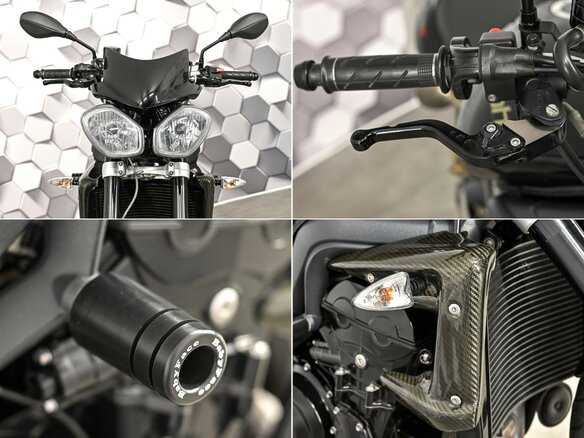 2011 Triumph Street Triple, чёрный, 555000 рублей - вид 9