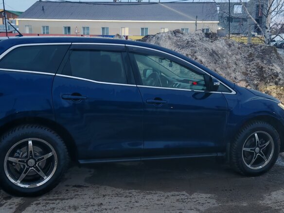 2011 Mazda CX-7 I Рестайлинг, синий, 1050000 рублей - вид 13