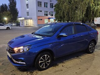 2022 Lada (ВАЗ) Vesta I, синий, 1300000 рублей, вид 2