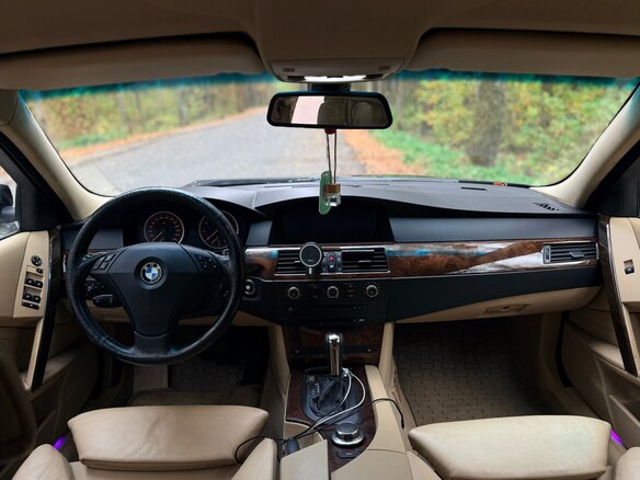 2006 BMW 5 серии 530xi V (E60/E61), чёрный - вид 12