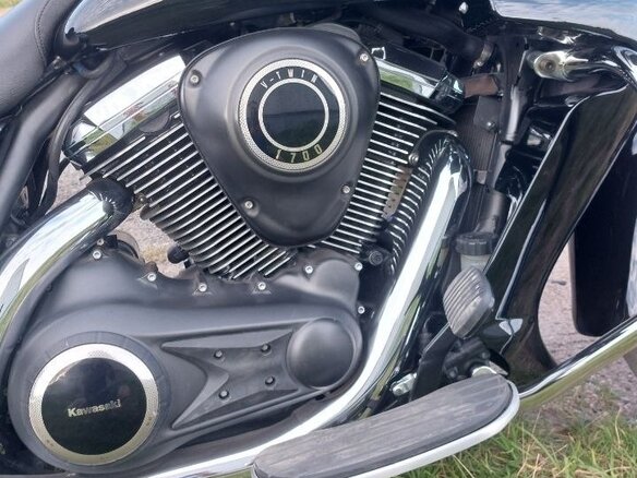 2014 Kawasaki VN1700 Vulcan, чёрный, 750000 рублей - вид 6