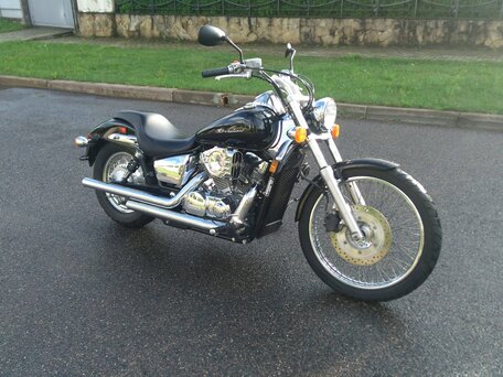 2009 Honda VT 750, чёрный, 427087 рублей, вид 4