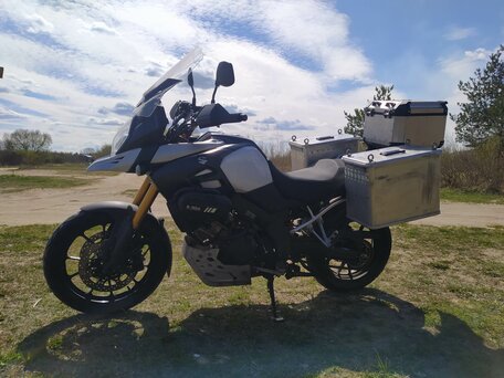 2015 Suzuki V-Strom 1000, белый, 600000 рублей, вид 2