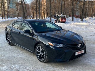 2019 Toyota Camry US Market VIII (XV70), чёрный, 2600000 рублей, вид 2