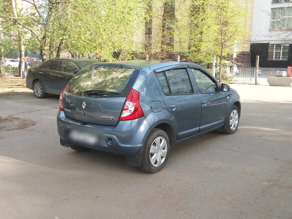 2011 Renault Sandero I, синий - вид 2