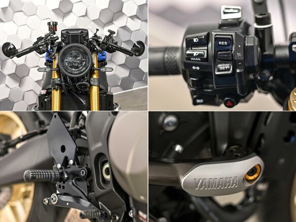 2022 Yamaha XSR900, синий, 1077000 рублей - вид 9