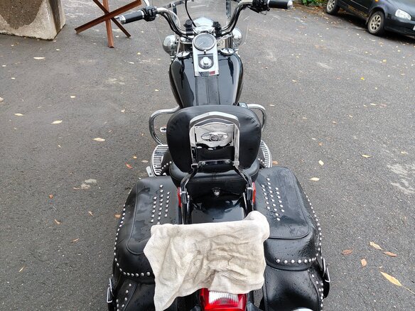 2008 Harley-Davidson Heritage, чёрный, 900000 рублей - вид 4