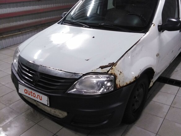 2013 Renault Logan I Рестайлинг, белый, 160000 рублей