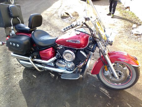 2008 Yamaha XVS1100, красный, 700000 рублей, вид 3