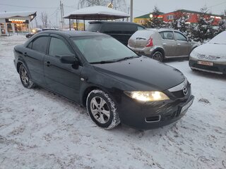 2006 Mazda 6 I (GG) Рестайлинг, чёрный, 590000 рублей, вид 4