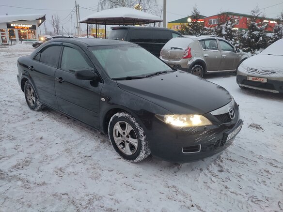 2006 Mazda 6 I (GG) Рестайлинг, чёрный, 590000 рублей - вид 3
