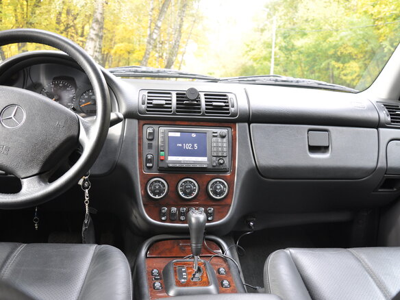 2002 Mercedes-Benz M-Класс 320 I (W163) Рестайлинг, чёрный - вид 7